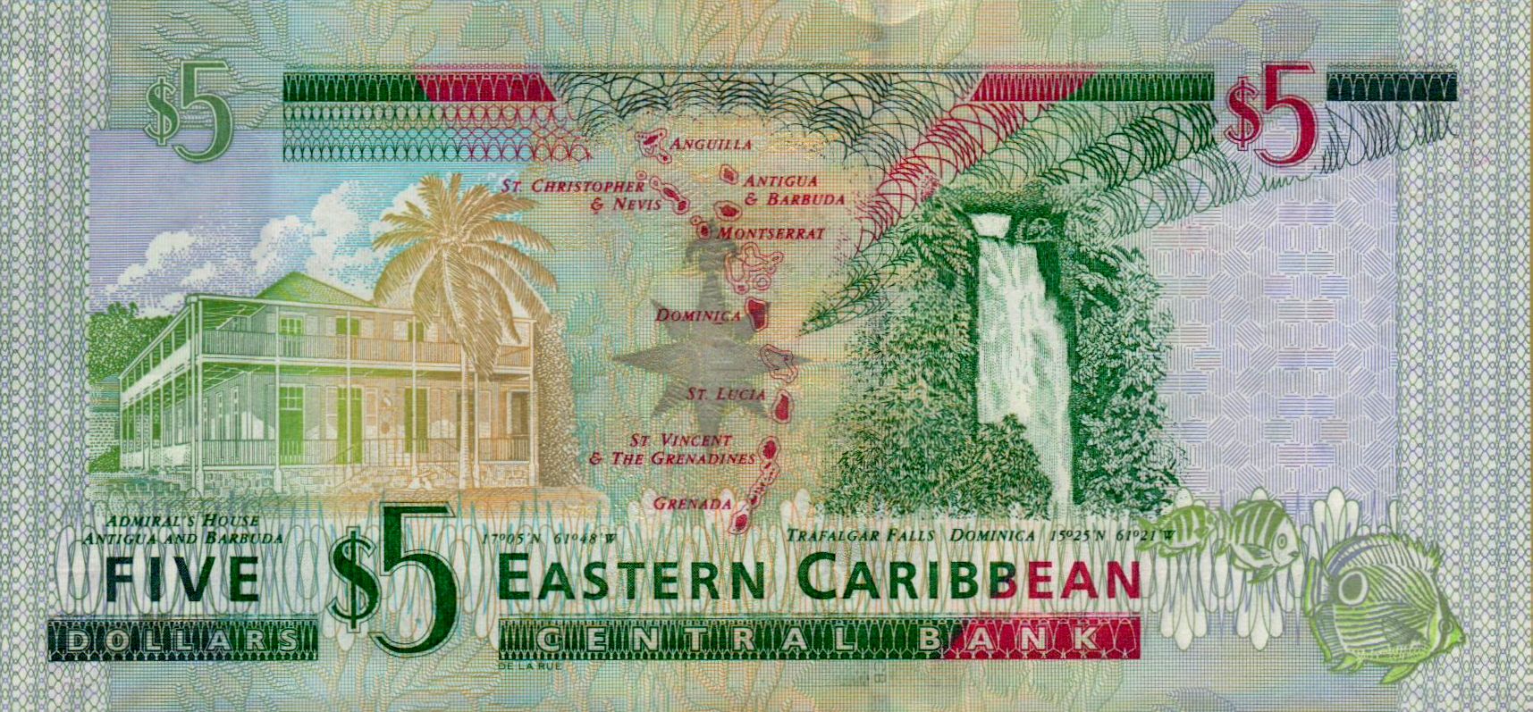 East Caribbean 5 2008 UNC P-47